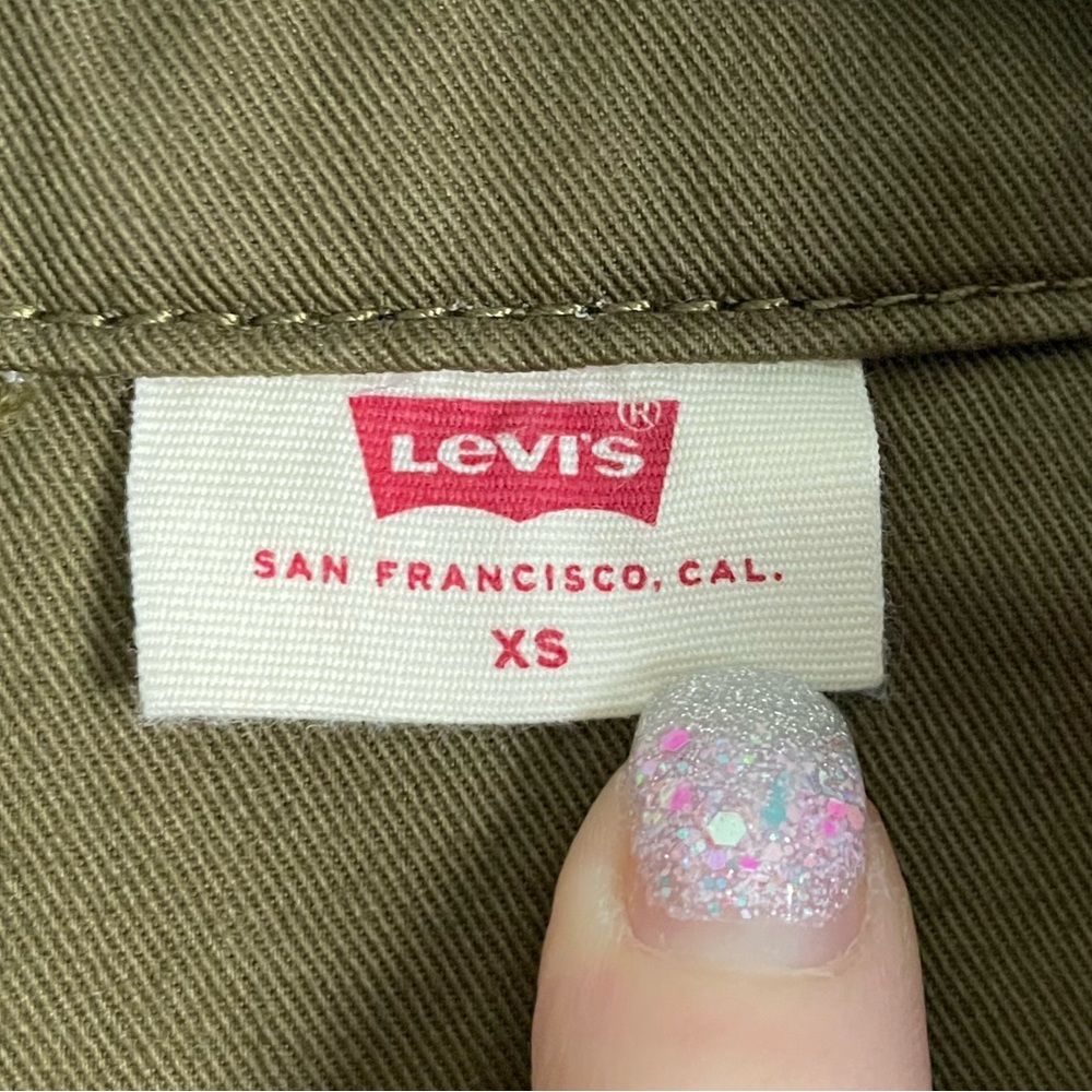 Levi’s Long Sleeve Baggy Surplus Jumpsuit in Olive Green - Picture 10 of 15